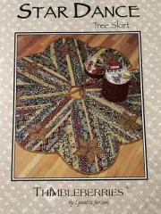 Star Dance Tree Skirt Pattern Book by Lynette Jensen for Thimbleberries