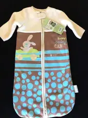 Woombie Ultra Sleeper Swaddle Baby Travel Sleep Blanket Bag 0-3 Bunny Race Car