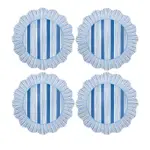 Juliska Cabana Stripe Melamine Dinner Plate, Set of 4