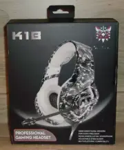 ONIKUMA K1 Deep Bass Noise Canceling Gaming Headphone with Microphone Camo