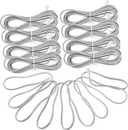 Long Phone Cord 10pcs Phone Extension Cord Rj11 Connectors for Telephones Office Hotel Data Cable