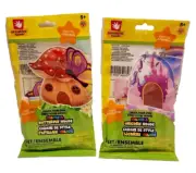 Creative Hands: Create Your Own, Colorful Butterfly House & Unicorn House, Qty 2