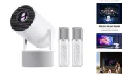 Mini Projector, HY300-KTV Music Edition Support 4K 1080P, Android 11 Portable