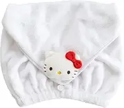 OKA Sanrio Characters Hair Cap, Hello Kitty (White) (Hello Kitty Cute)