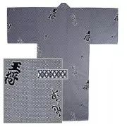 Japanese Robe Yukata Kimono Men's Asian Chess Characters Design