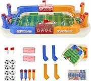 Mini Foosball Games,Tabletop Football Soccer,Interactive Tabletop Football Game for Kids,Board for Foosball Pinball Kids,Pinball for Indoor Game Room,Interactive Tabletop Football Game 2 Players
