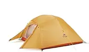Naturehike 1/2/3Person Lightweight Camping Tent, Waterproof Tent with Inner Tent&Ground Cloth Mat, Portable Backpacking Shelter for Outdoor