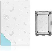 NEKSUN Pack and Play Mattress Pad, 38x26 Dual Sided Soft & Firm Memory Foam Baby Mattress for Pack N Play, Portable Mini Crib Mattresses Topper with Breathable Jacquard Cover