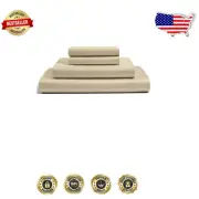 Luxurious 4-Piece Full Sleeper Sofa Bed Sheet Set in 400 Thread Count Cotton