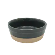 Baxter Bone Small Grey Dipped Ceramic Pet Bowl