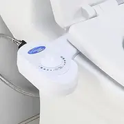 New Bidet Toilet Seat Sprayer Fresh Clean Spray Seat Attachment Water Bidet Non-Electric Mechanical Cold Water Flow Controls Retractable Self-Cleaning