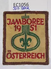 Boy Scout 1951 World Jamboree Cloth Patch