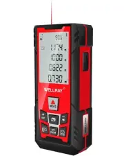 500ft Laser Measuring Tool Long Distance 90°Angle Square Footage Measurement ...