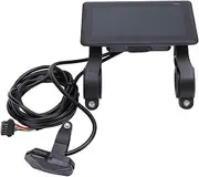 Electric Cycle LCD Display, Watertight Panel, Multi Function Screen, Lightweight ABS Housing for 22.2mm Handlebars