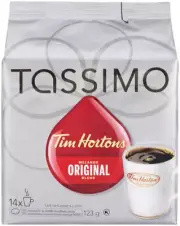 Tassimo Tim Horton's Coffee Single Serve T-Discs, 14 T-Discs (Original, 70 Co...