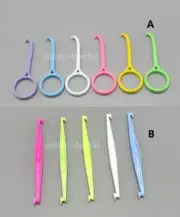 10* Dental Aligner Remover Invisible Braces Sticks Take Off Tools Removal Hook