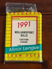 1991 Eastern League Williamsport Bills Team Set-Jeremy Burnitz-SEALED-FAST SHIP