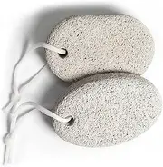 Pumice Foot Scrubber Stone 2Pcs, Pumice Stone Pedicure Tools Hard Skin Callus Remover Foot Exfoliation,Lava Natural Pumice Stone for Foot and Hand Scrub Remove Dry Dead Skin