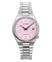 Citizen Tsuyosa Stainless Steel Pink Dial 21 Jewels Automatic NJ0200-50Z Ladies Women's Watch