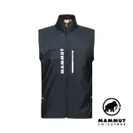 【MAMMUT 長毛象】AENERGY TR WB HYBRID VEST MEN 極輕防風越野背心 黑色 男款 #1012-00611