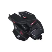 Verbatim R.A.T. 6+ 12000 DPI Optical Adjustable Ergonomic RGB Gaming Mouse Blk
