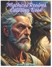 Mythical Realms Coloring Book by Alan Cristian Paperback Book