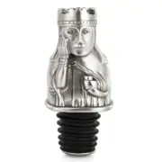 Royal Selangor Lewis Queen Bottle Stopper with the British Museum Logotype