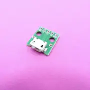 Female Micro USB-B to DIP 2.54mm Module 5-Pin Pinboard Adapter Converter SMD