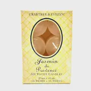 Crabtree & Evelyn 6 Jasmine de Provence Scented Votive Candles NIB