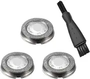 3 Pcs Replacement Shaver Head，Compatible For Philips，HQ3 HQ4 HQ55 HQ56 HQ6900 HQ6868 HQ5812 HQ6874 Razor Blade