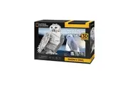 National Geographic Snowy Owl 3D Puzzle 17x25cm Kids Children Play Game 8y+