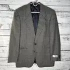 New Vintage Pierre Balmain Wool 2-Button Blazer Jacket Herringbone Men’s Size 38