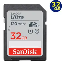 在飛比找蝦皮商城優惠-SanDisk 32GB 32G SDHC 120MB/s 