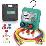 Digital Manifold Gauge Set HVAC Dual Pressure Test Digital Gauges HVAC TFT Colo