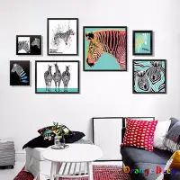在飛比找蝦皮商城優惠-【橘果設計】動物相片 壁貼 牆貼 壁紙 DIY組合裝飾佈置
