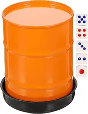 FOYTOKI 1 Set Dice Cup with Dices Shaking Dice Holder for Night Party Favors Game Accessories Compact Size