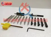 6MM HSS Lathe Form Tools + 2 Mini Parting + Indexable Tools EMCO UNIMAT MYFORD