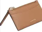 MIMCO Lock- It Card LEATHER Wallet in CARAMEL GOLD + Dust Bag New ❤❤❤