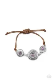 Paparazzi: Bohemian Botany ~ Purple Bracelet