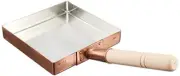 Professional Egg Tamago Copper Pan BTM-01/21 21cm w/Tracking# New Japan