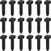OTOTEC 50Pcs Cable Tie Masonry Fixing Plugs Screw Mounts Knock in Wall Nylon Base Holder Up to 9mm Cable Ties for DIY Commercial Purposes Cable Management