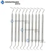 10 Dental CP 11-23 Explorer Williams Color Coded Double Ended Probe