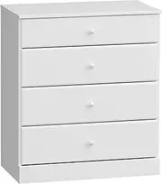 [Prepac] Astrid 4 Drawer Dresser White