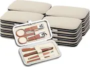 Manicure Set Bulk, Nail Clippers Kit Personal Fingernail Clippers Set, Sturdy Nail Tip Cutter Trimmers Men and Women Professional Grooming Toenail Clippers Pedicure Kits Gift (PP7-12)