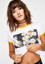 Lil Daisy Ringer Tee