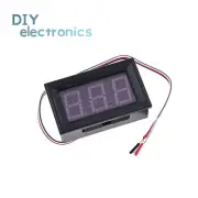 Green LED Panel Meter Mini Voltmeter DC 0V To 30V Three-wrie US