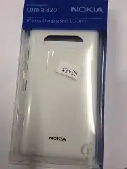 Nokia Lumia 820 Wireless Charging Shell White CC-3041 Brand New Original Package