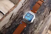 Metal Polar Silver – Modified Watch Based on Casio AE-1200 – Blue Gradient Scree