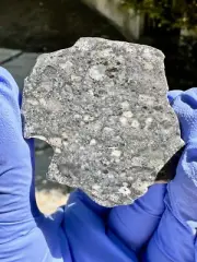 meteorite: TIFARITI 002 Weight 7.091 Grams Beautiful Lunar Full Slice