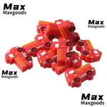 MAXG 矽膠汽車珠、消防車形扁平焦點珠、項鍊矽膠消防車珠 DIY 工藝